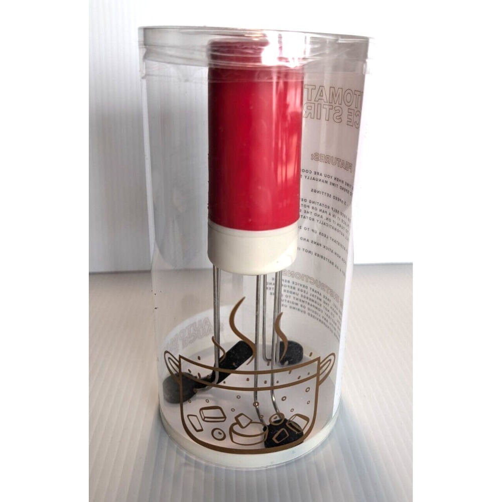 Vivitar Automatic Sauce Stirrer Red